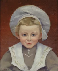 Portrait de Marcel en costume de marin, février 1901